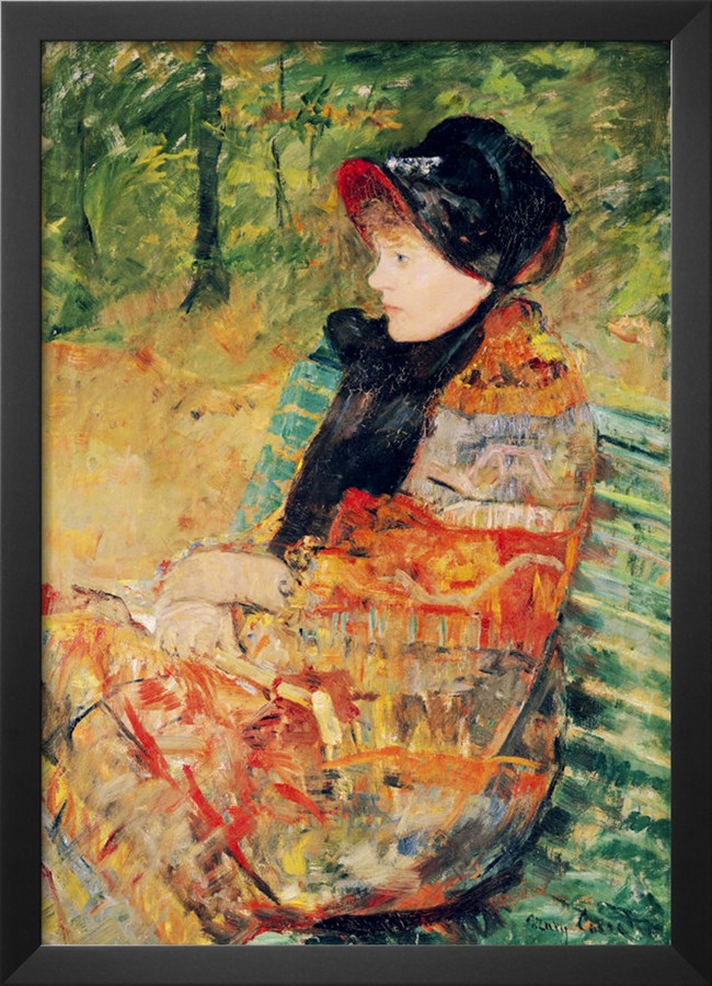 Portrait of Mlle C. Lydia Cassatt, 1880 - Mary Cassatt Painting on Canvas